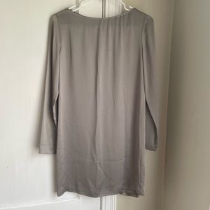 Allsaints silver shift dress size US 2; UK 6